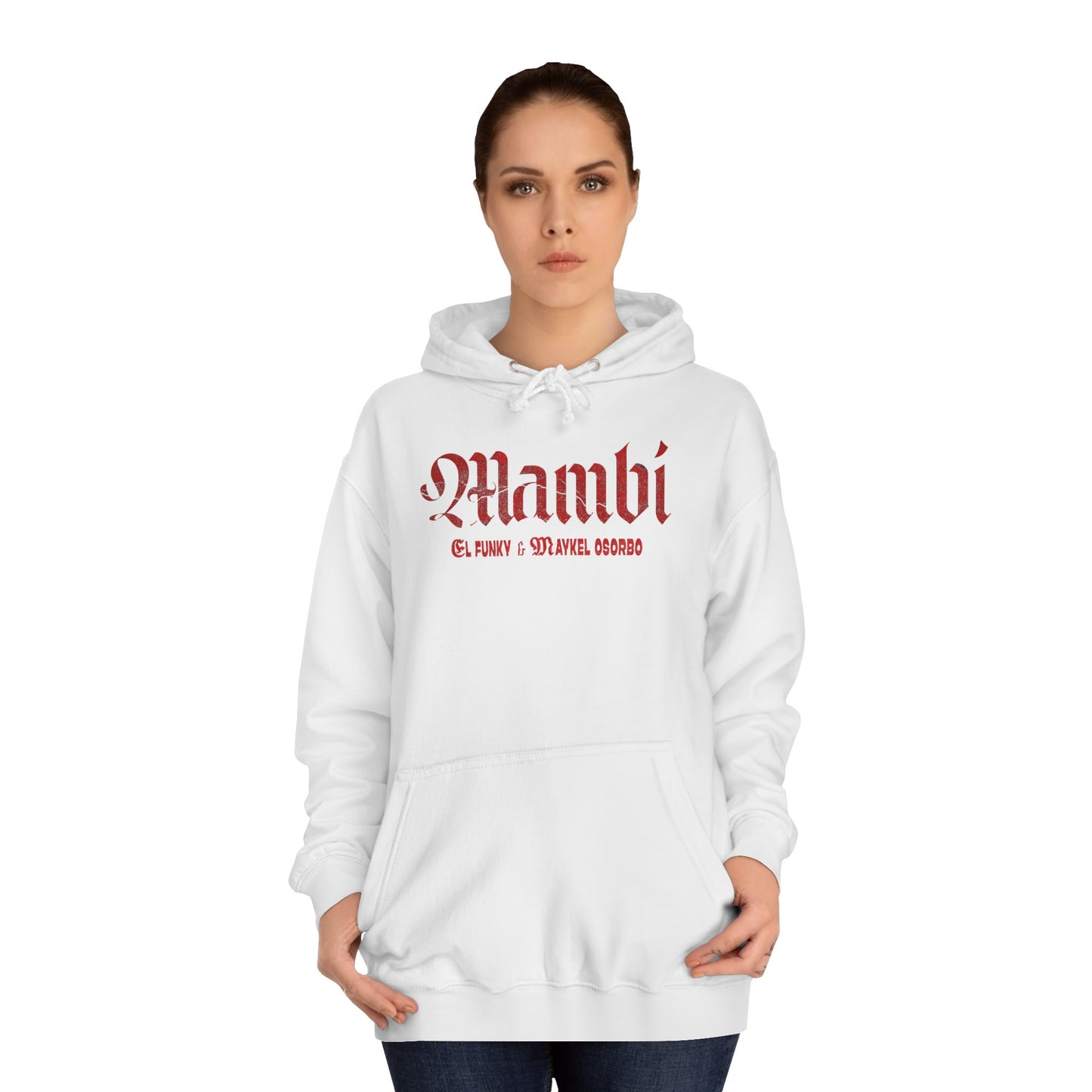 MAMBI_WHITE HOODIE